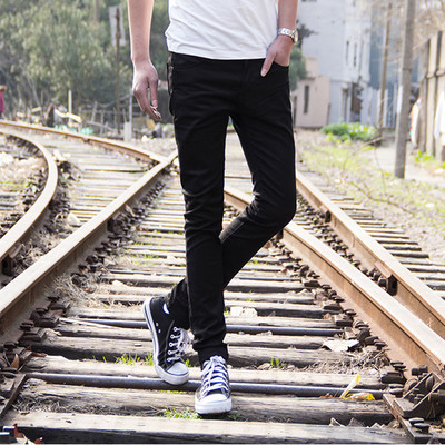 Jeans pour adolescent pieds Slim hiver - Ref 1465379