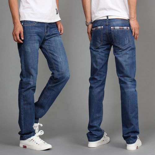 Jeans pour adolescent pieds Slim en coton bio écologique été - Ref 1465383
