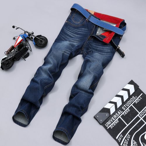 Jeans pour adolescent droite coton été - Ref 1465385