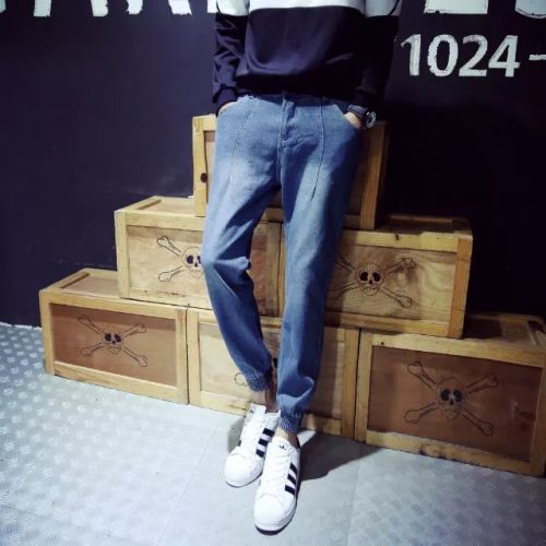 Jeans pour adolescent Sarouel en coton automne - Ref 1465424