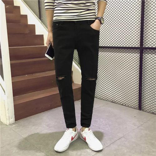 Jeans pour adolescent pieds Slim en CVC été - Ref 1465443