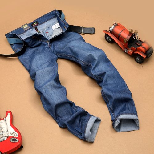 Jeans pour jeunesse coupe droite en coton Quatre saisons - Ref 1465472