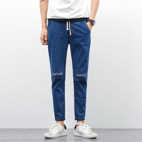 Jeans pour adolescent Sarouel en coton été - Ref 1465550
