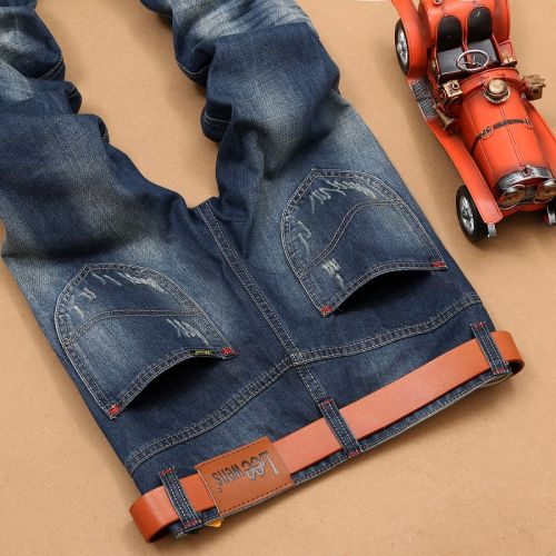 Jeans pour adolescent droite coton été - Ref 1465572