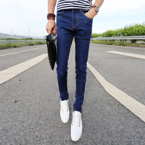 Jeans pour adolescent pieds Slim printemps - Ref 1465650