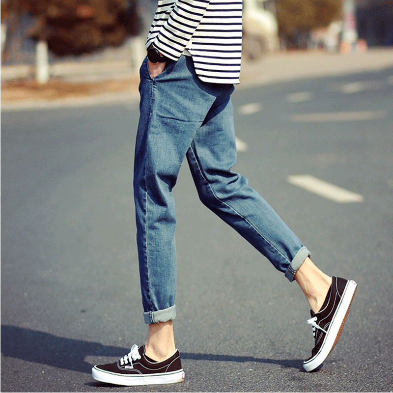 Jeans pour adolescent Sarouel en coton Quatre saisons - Ref 1465664