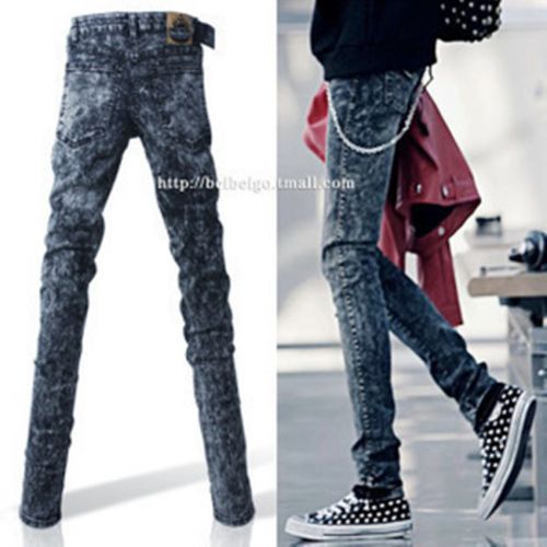 Jeans pour adolescent pieds Slim en coton Quatre saisons - Ref 1466067