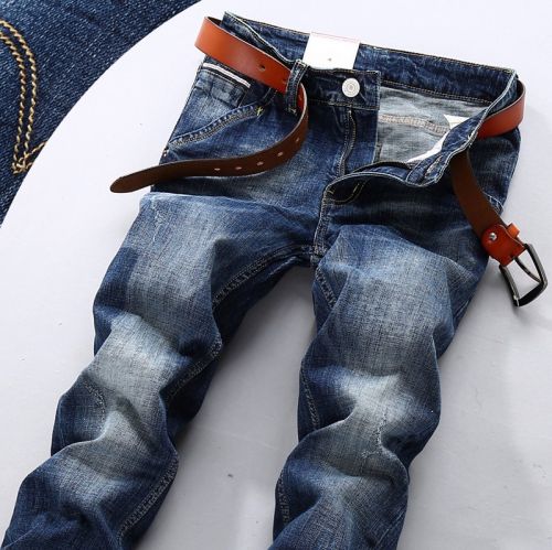 Jeans droite coton pour été - Ref 1466096