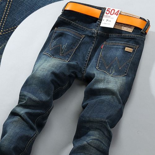 Jeans pour jeunesse coupe droite en coton Quatre saisons - Ref 1466098