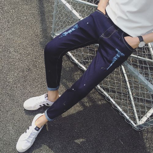 Jeans pour adolescent pieds Slim été - Ref 1466145