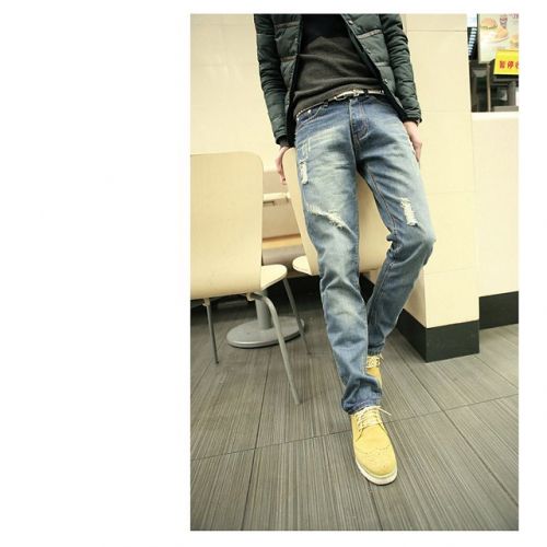 Jeans pour adolescent pieds Slim été - Ref 1466166