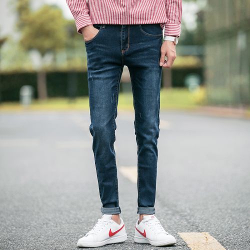 Jeans pour jeunesse coupe droite SENLEIS en CVC automne - Ref 1466202