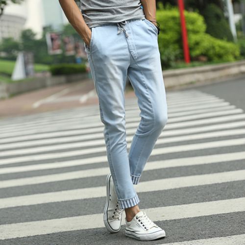 Jeans pour adolescent Sarouel SENLEIS en coton automne - Ref 1466204