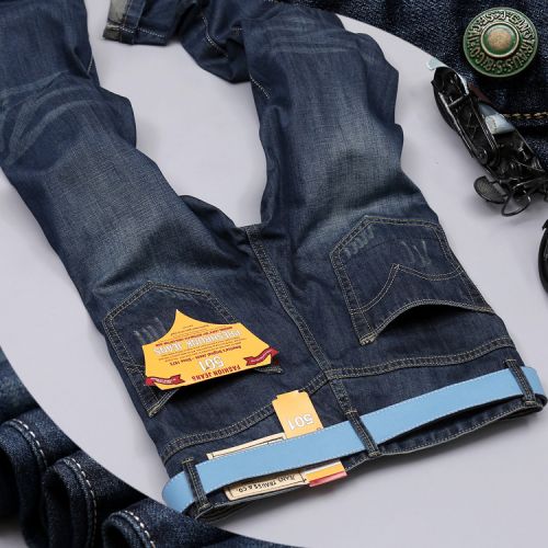Jeans pour adolescent pieds Slim YOULI en coton automne - Ref 1466217