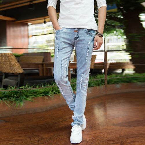 Jeans pour adolescent pieds Slim automne - Ref 1466569