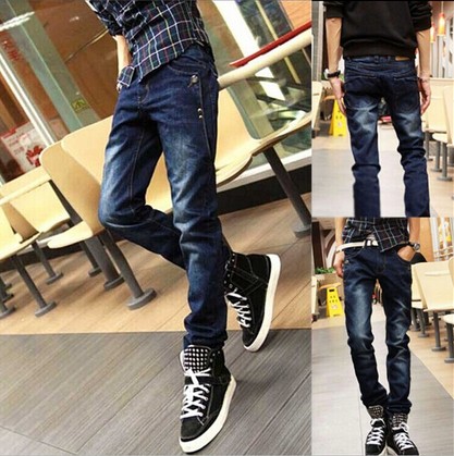 Jeans pour adolescent droite été - Ref 1466576