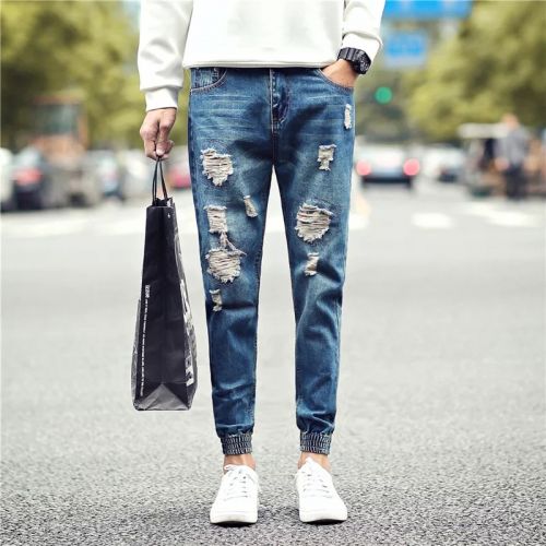 Jeans pour adolescent pieds Slim été - Ref 1466602