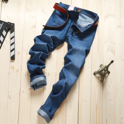 Jeans pour jeunesse coupe droite en coton Quatre saisons - Ref 1466612