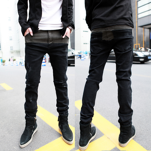 Jeans pour jeunesse pieds Slim printemps - Ref 1466716