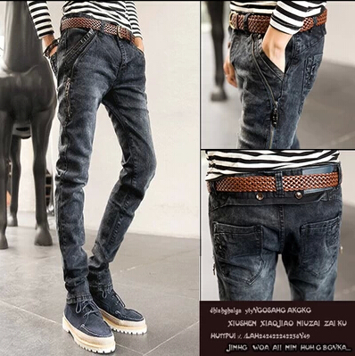 Jeans pour jeunesse pieds Slim en coton automne - Ref 1466741