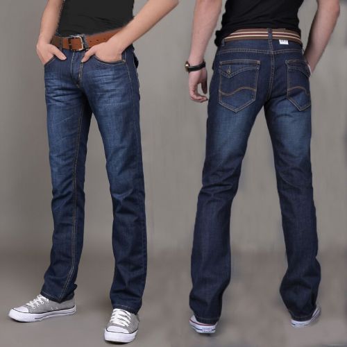 Jeans pour adolescent coupe droite en coton été - Ref 1466806