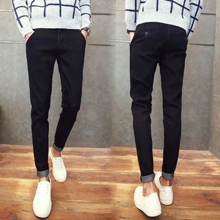 Jeans pour adolescent pieds Slim printemps - Ref 1466891