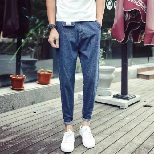 Jeans pour adolescent pantalon bas entrejambe Croix Quatre saisons - Ref 1466903