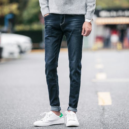 Jeans pour jeunesse coupe droite SENLEIS en coton Quatre saisons - Ref 1466941