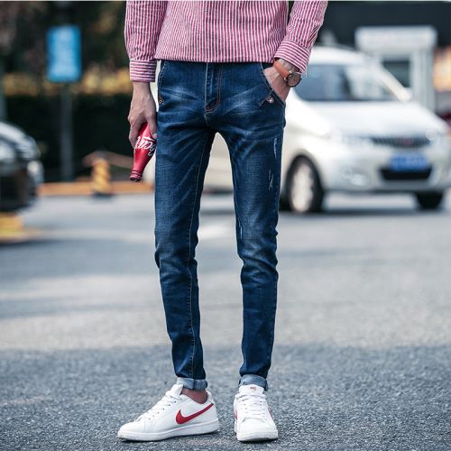 Jeans pour jeunesse pieds Slim SENLEIS en CVC automne - Ref 1466943