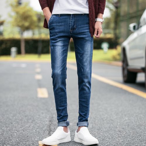 Jeans pour jeunesse pieds Slim SENLEIS en CVC automne - Ref 1466945