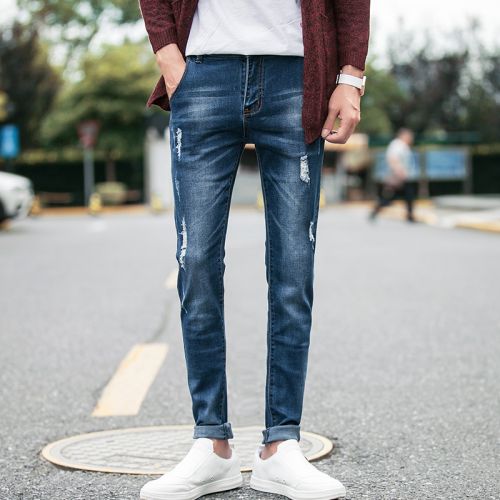 Jeans pour jeunesse pieds Slim SENLEIS en CVC automne - Ref 1466951