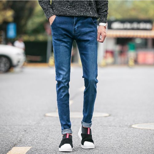Jeans pour jeunesse pieds Slim SENLEIS en coton Quatre saisons - Ref 1466964