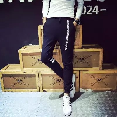 Jeans pour adolescent pieds Slim en CVC printemps - Ref 1467047