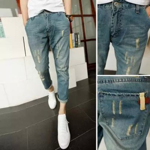 Jeans pour jeunesse pieds Slim été - Ref 1467093
