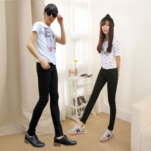 Jeans pour adolescent super skinny en coton Quatre saisons - Ref 1467116