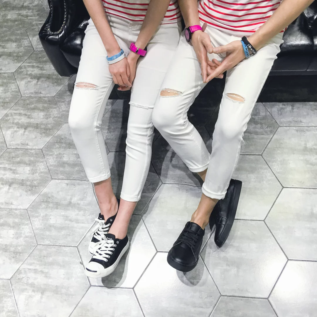 Jeans pour adolescent pieds Slim été - Ref 1467145