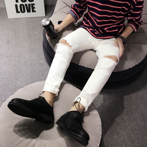 Jeans pour adolescent pieds Slim Quatre saisons - Ref 1467173