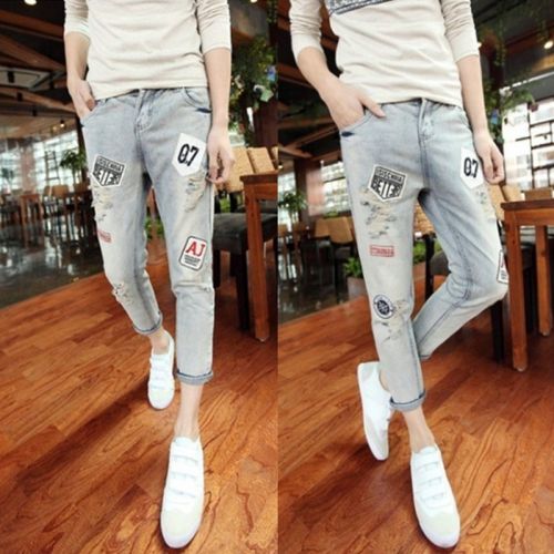 Jeans pour adolescent Sarouel en coton été - Ref 1467175