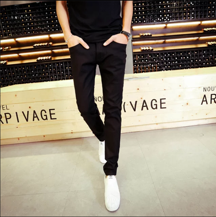 Jeans pour adolescent JOHNSON YUEDA Quatre saisons - Ref 1467177