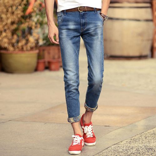 Jeans pour jeunesse pieds Slim SENLEIS en CVC automne - Ref 1467191