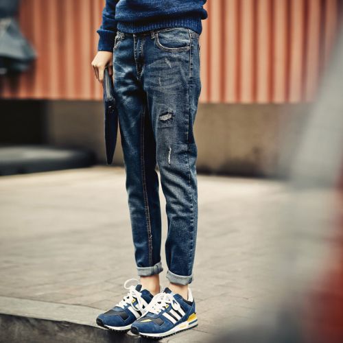 Jeans pour jeunesse pieds Slim BWXD Quatre saisons - Ref 1467267