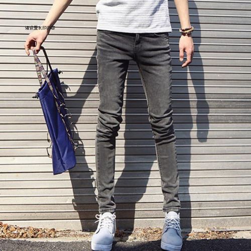 Jeans pour adolescent super skinny en coton Quatre saisons - Ref 1467300