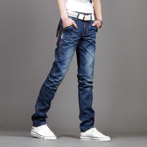 Jeans pour adolescent pieds Slim printemps - Ref 1467305