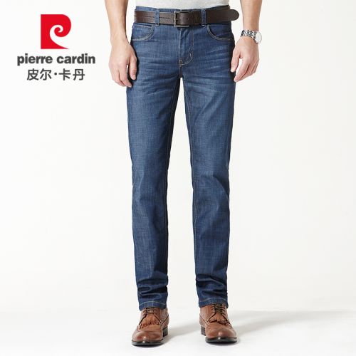 Jeans droite PIERRE CARDIN coton pour été - Ref 1467354