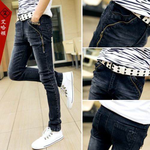 Jeans pour adolescent pieds Slim Quatre saisons - Ref 1467392