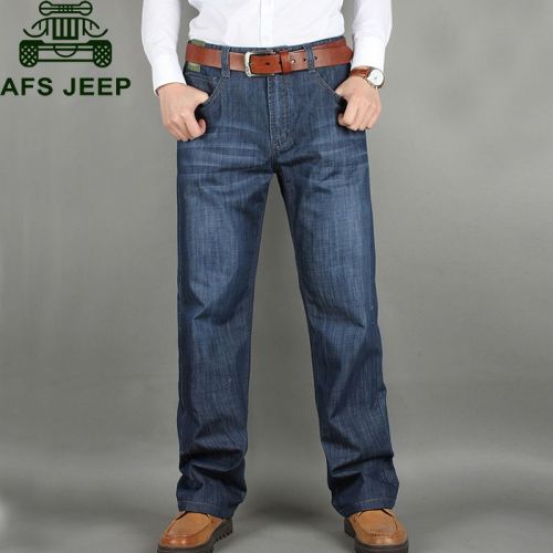 Jeans droite AFS JEEP coton pour été - Ref 1467398