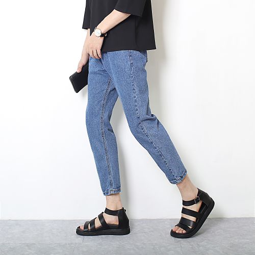 Jeans pour adolescent Sarouel en coton été - Ref 1467403