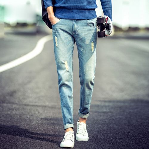 Jeans pour jeunesse Sarouel en coton Quatre saisons - Ref 1467410