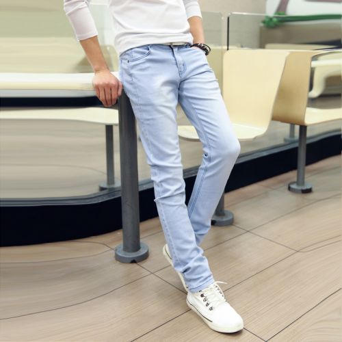 Jeans pour adolescent pieds Slim VIETTOLONS en coton automne - Ref 1467416