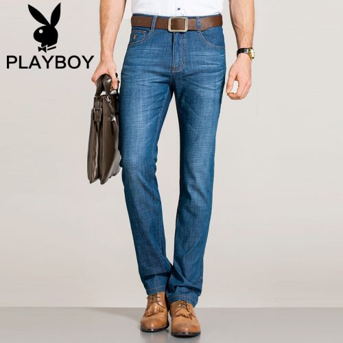 Jeans pour jeunesse coupe droite PLAYBOY en coton été - Ref 1467455